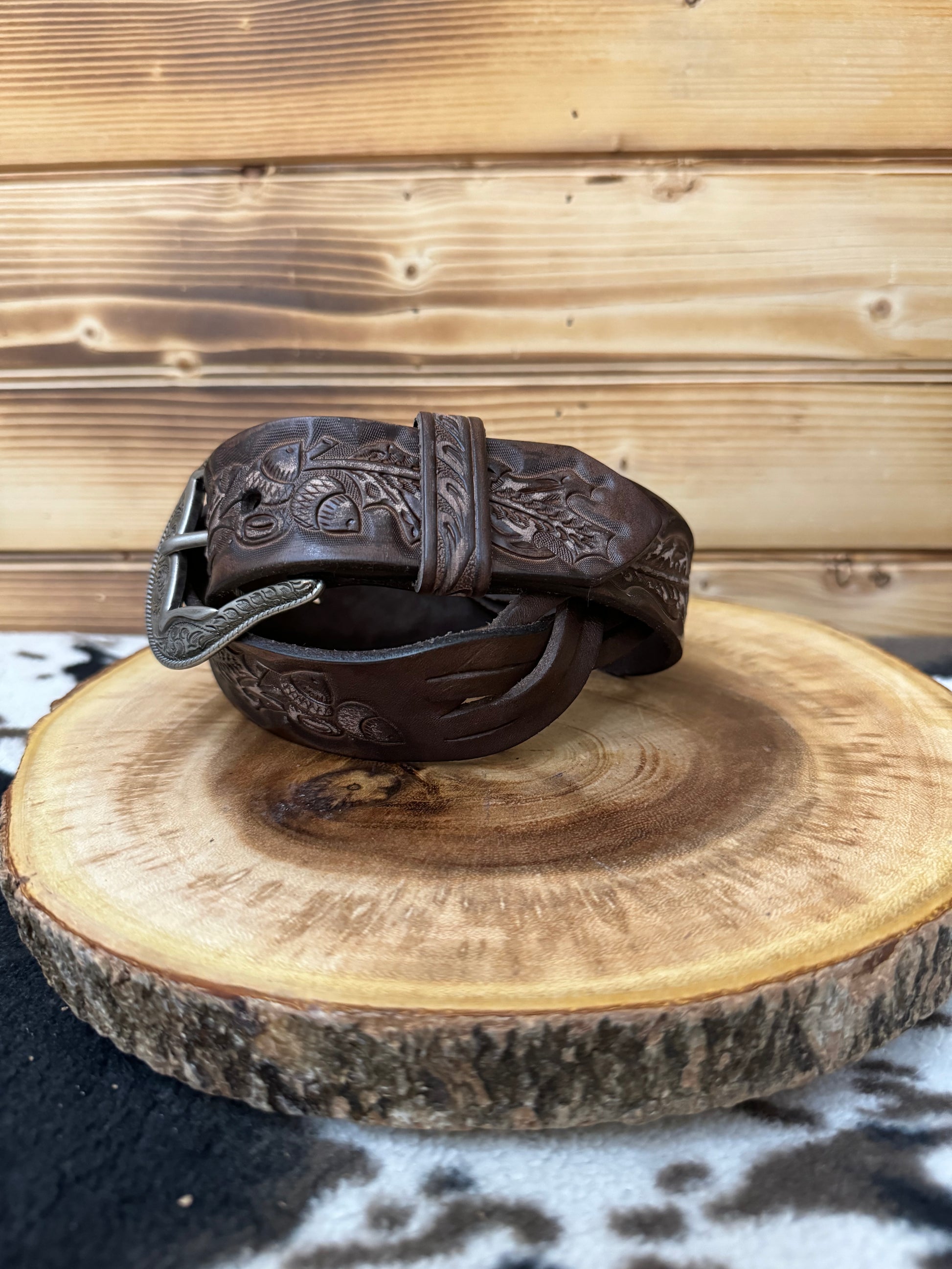 Braided Acorn Belt