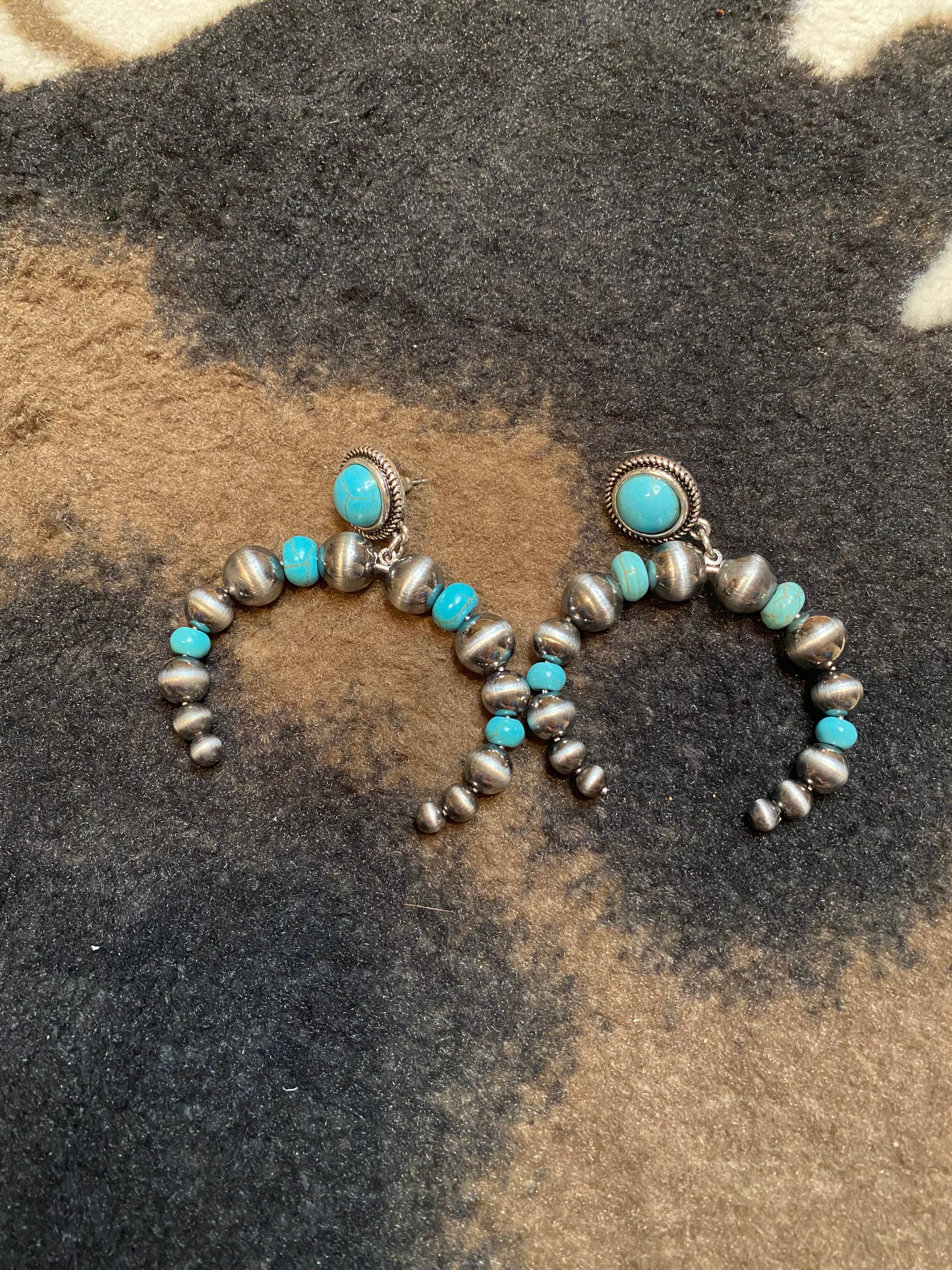 Navajo Half Hoop Earring