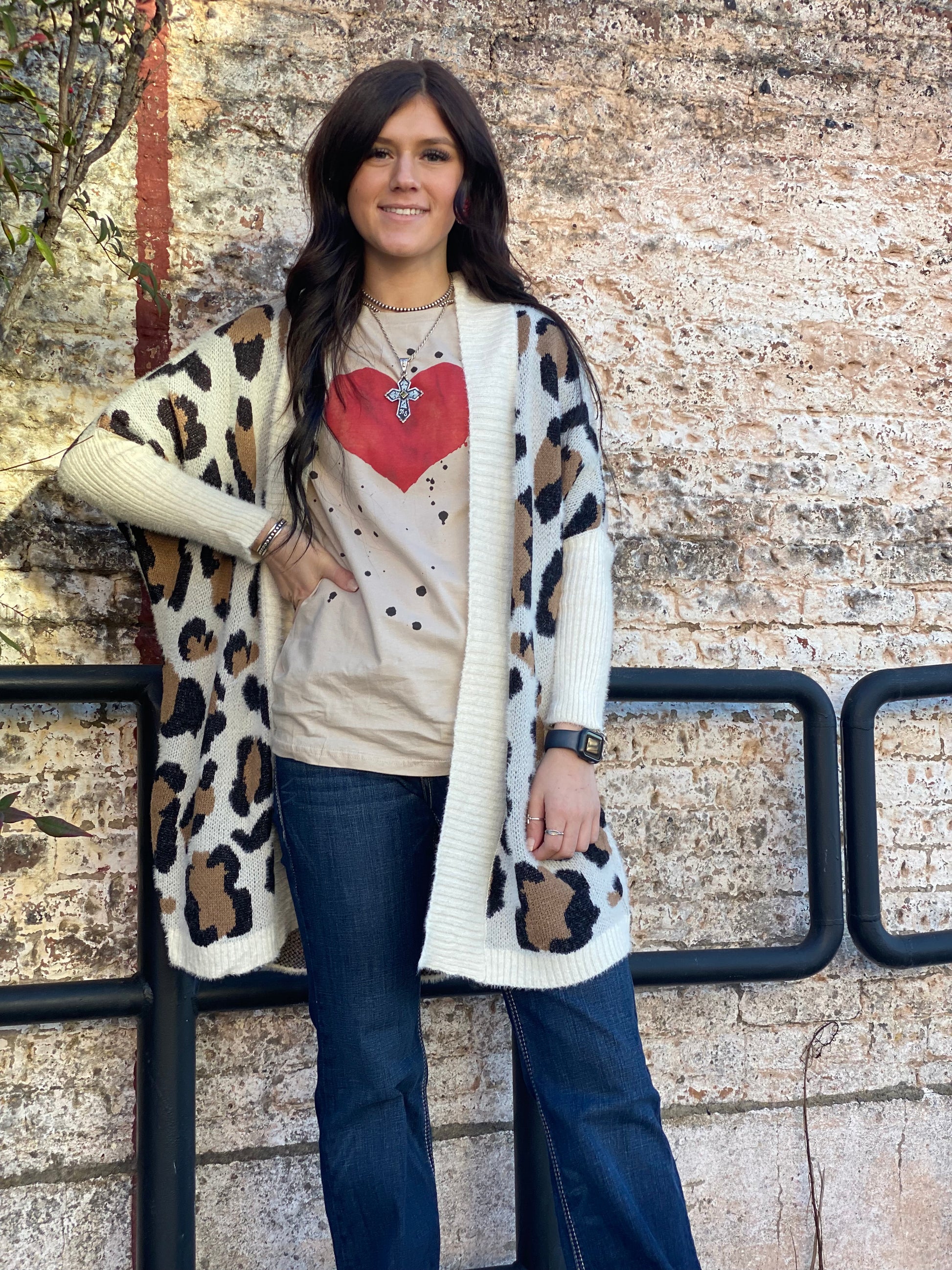 Leopardcardigan