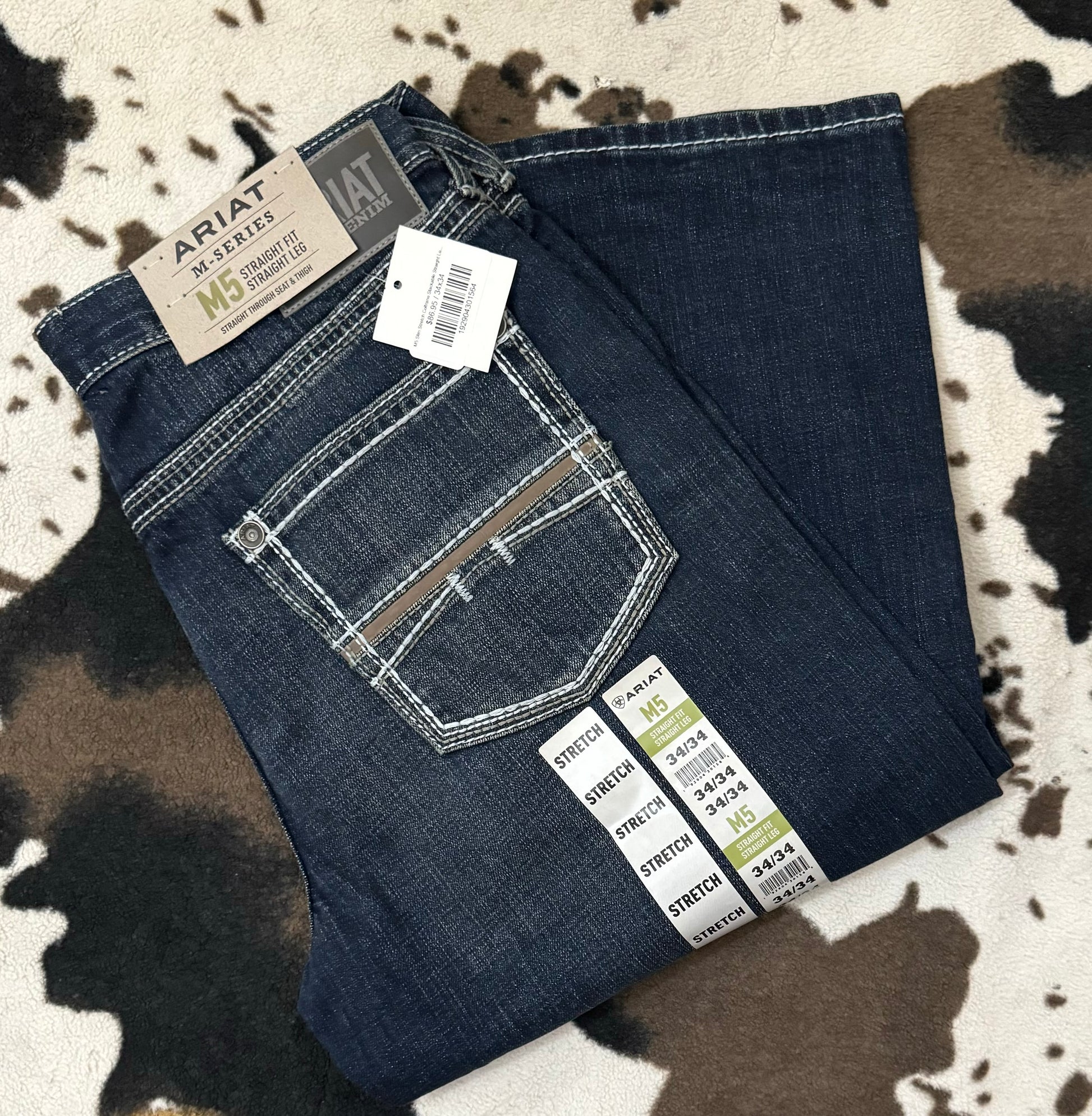 M5 Slim Stretch Coltrane Stackable Straight Leg Jean