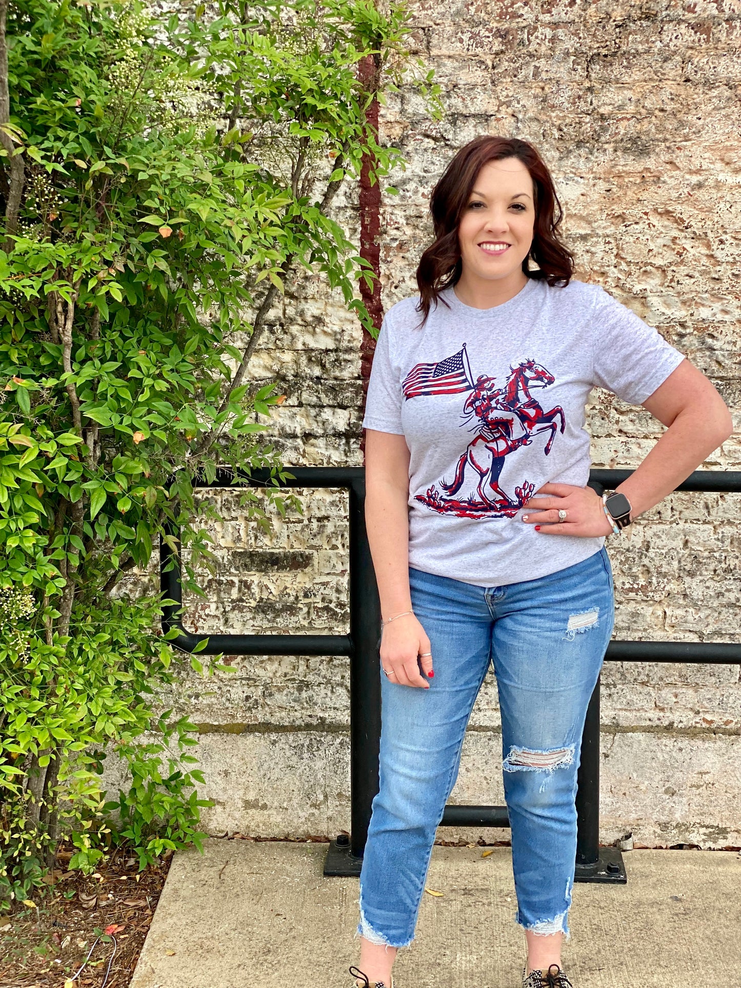 Patriotic Cowboy Tee