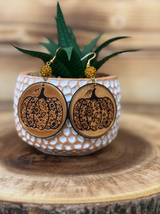 Pumpkin Earrings