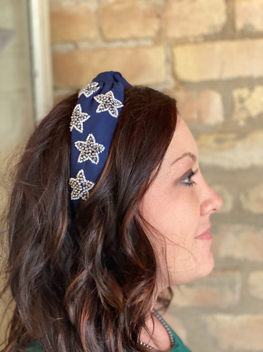 Stars Knotted Headband