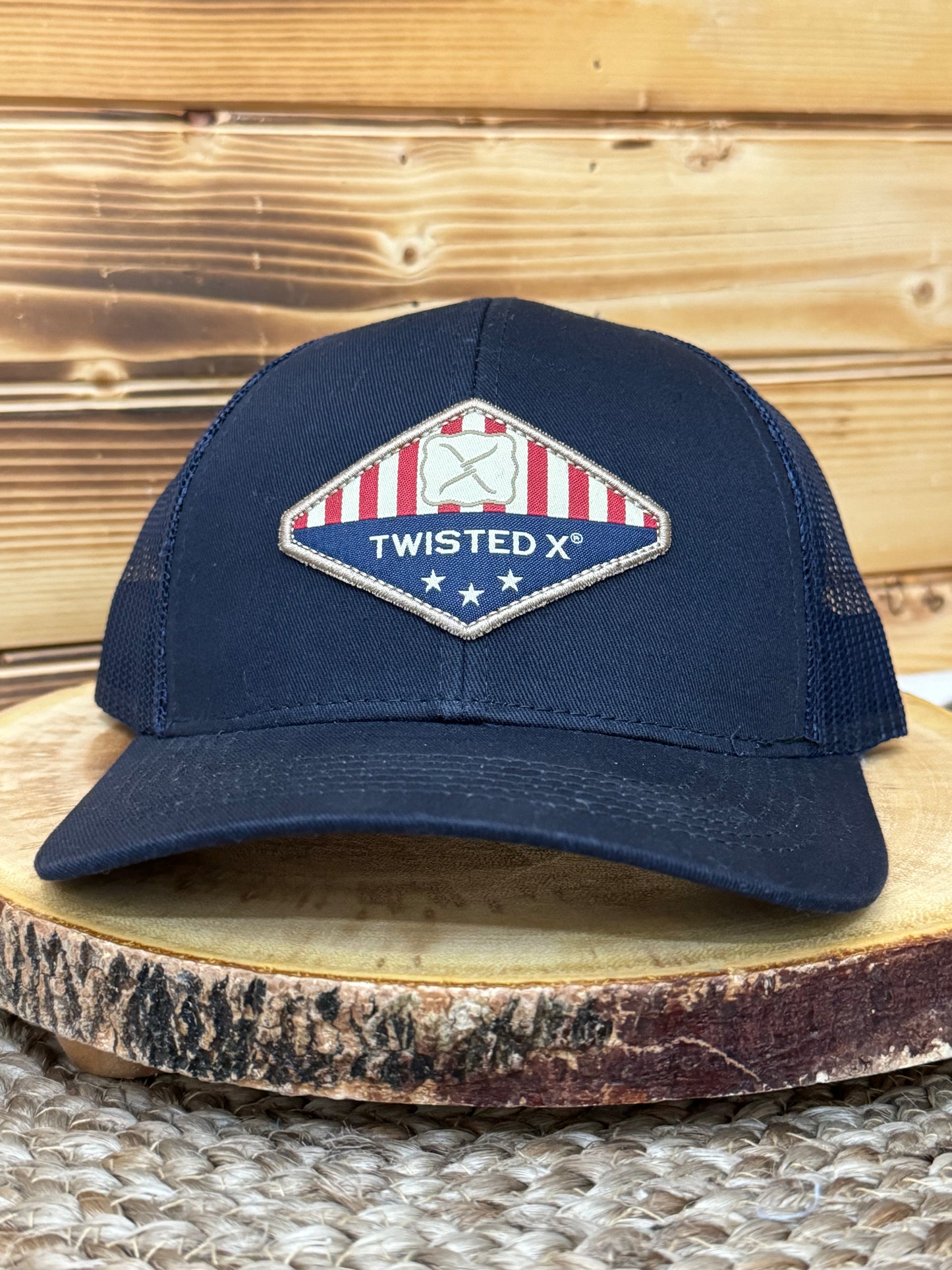 Twisted X Patriotic Patch Cap - Navy - Navy