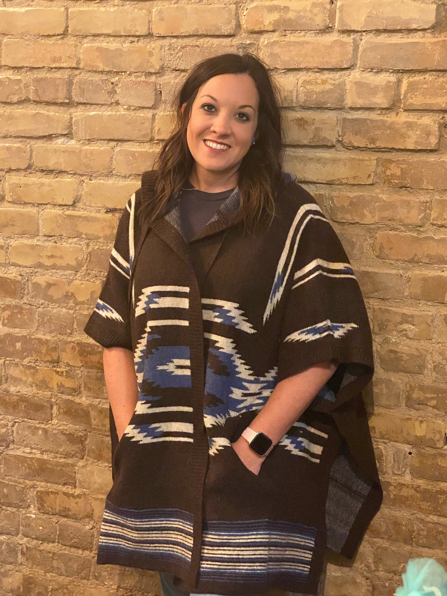 WMS Chimayo Poncho Sweater