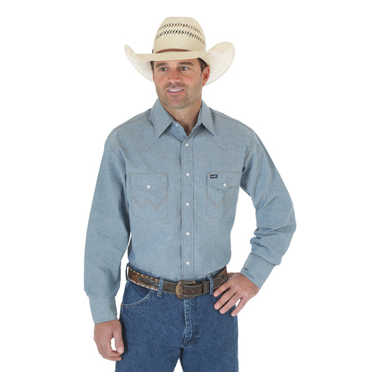 Men's Authentic Cowboy Cut® Work Shirt - Chambray